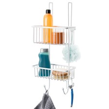 B-Ware bremermann Duschregal, Duschkorb, Badregal zum Einhängen, 2 Körbe