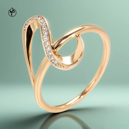 Ring 585er walzgold roségold - 585er,