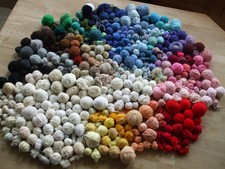 ca. 4 kg kleinere Wolle Wollreste Restwolle Konvolut Strickgarn Paket stricken