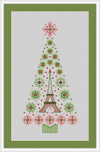 Stickvorlage tannenbaum - stickvorlage,