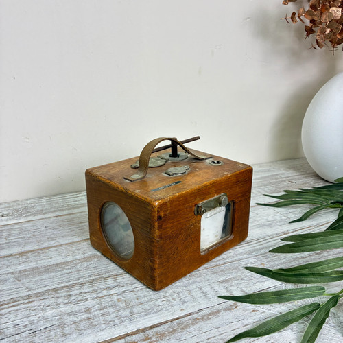 Vintage taubenuhr holzkasten - vintage,