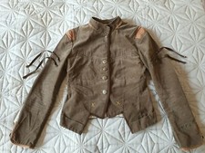 GIRBAUD Blazer Samt olive-braun, DE34, I40 high use Jacket Janker Trachten Jacke