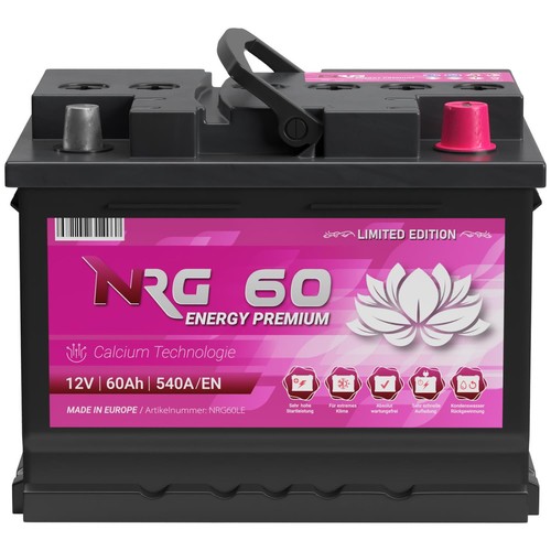 Autobatterie 60ah 12v - autobatterie,