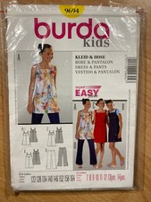 Schnittmuster burda kids 9694 - Kleid und Hose