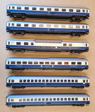 Lima nuova 6 Rheingold Wagen DB 1:87 lang Normschacht KKK Konvolut Set s. schön