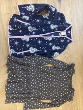 Fleecejacke Elsa Eiskönigin und graue Tunika Gr. 134 Mädchen Kleiderpaket
