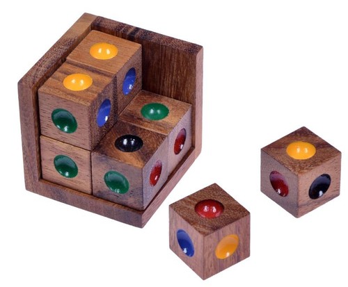 Crazy six 3d puzzle - crazy,