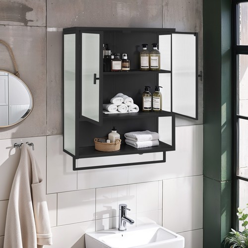 Wandschrank glastüren regal - wandschrank,