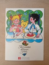 Berlin Interhotel, Speisekarte