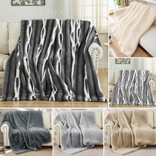 Kuscheldecke Fellimitat Luxus