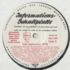 ♫ INFO-LP 1970 Elvis Presley I´VE LOST YOU Peter Maffay MOSCH RAR MU 149 Promo ♫