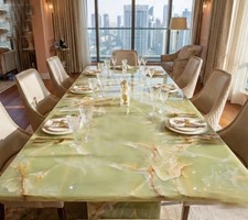 Luxus grüne Onyx Tischplatte