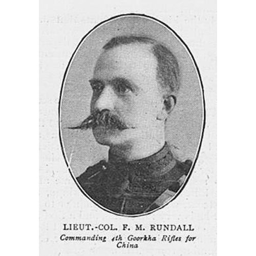 Military lieut col rundall - lieut-col, f.m