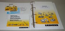 Betriebsanleitung & Teilekatalog Liebherr Radlader L 554 Stand 2006