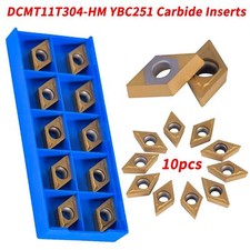 10x DCMT11T304-HM YBC251