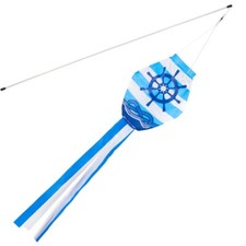 CIM Windsack Maritim Blau UV-beständig wetterfest Stockwindsack Kinder-Spielzeug