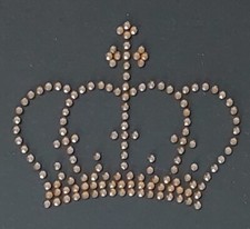 Hotfix Strass Bügelbild Krone
