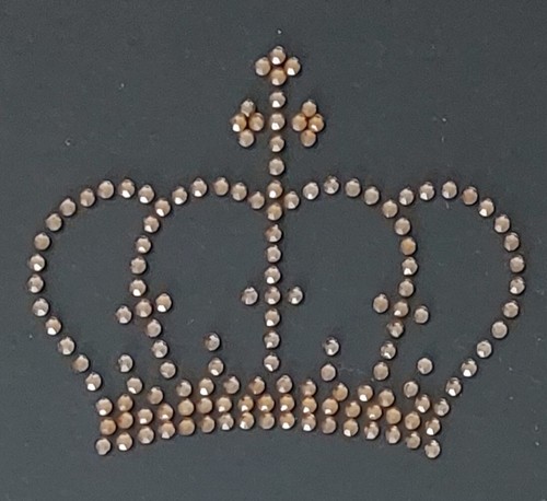 Hotfix strass bügelbild krone - hotfix,
