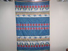 Alte DDR Steppdecke Kinderdecke Graziela Stil Vintage 70er jahre Vogelmotiv