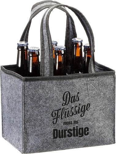 Flaschenträger aus filz - aus,