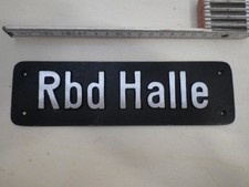 Heimatschild rbd halle - rbd, p