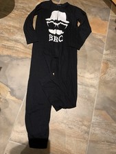Jumpsuit Einteiler Gr. 152/158 schwarz  Bodysuit Overall Schlafanzug