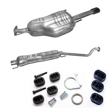 Auspuff +Montagezubehör für Opel Astra F07 F67  G Coupe, Cabrio 1,6 1,8 2,2