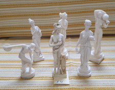 Kein Konvolut! verschiedene Alabaster Figuren griechische Mytologie (X4)