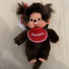 Monchichi Girl Twin Buns Plush