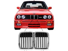 BMW chrome kidney grille in