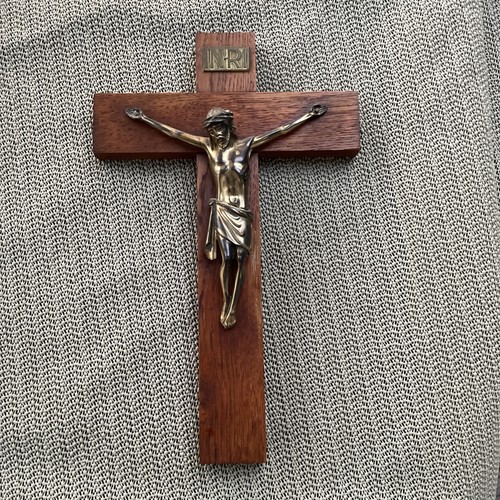Vintage wandkreuz kruzifix mit - vintage,