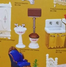 Puppenhaus, Waschbecken u