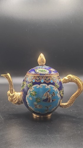 Cloisonne teekanne bunt deko - cloisonne,