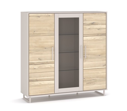 Vitrine highboard kai eiche - vitrine,