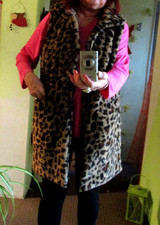 tolle Kuschelweste Leoprint