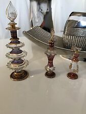 orientalischer Parfum Flakon Aus Edlem Glas In Komplett 