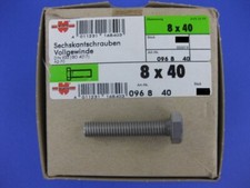Würth M8 Edelstahl A2 Sechskantschrauben 8x40 Vollgewinde Schrauben DIN 933