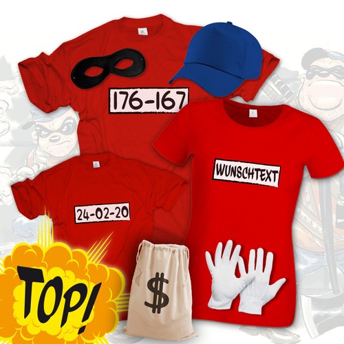 Shirt panzerknacker kostüm - t-shirt,