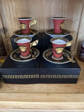 Ikarus Medusa Mokkatasse  2-TLG. mit goldenen Löffel / Rosenthal   Nur 1.Tasse