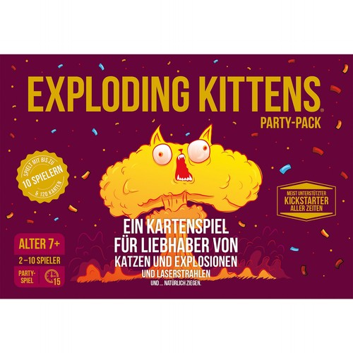 Exploding kittens party - exploding, party-pack