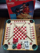Vtg Carrom Game Board Table