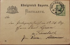 Ganzsache Postkarte