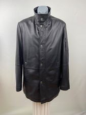 Hochwertige Lederjacke/Mantel Offset - Größe L