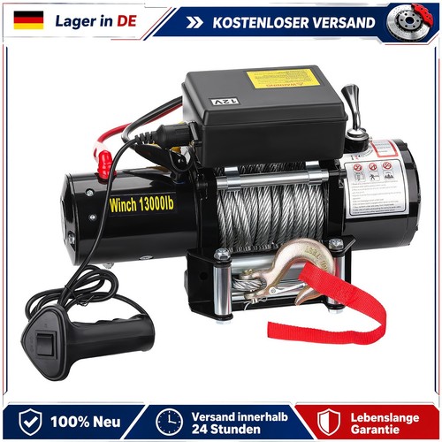 Elektrische seilwinde 13000lbs - elektrische,