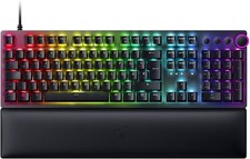 Razer Huntsman V2 Purple Switch Gaming Tastatur Chroma UK Layout QWERTY schwarz