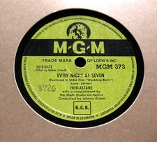 FRED ASTAIRE Ev'ry Night At Seven / MGM STUDIO ORCHESTRA Sunday Jumps MGM (487)