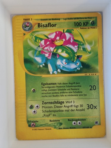 Pokémon karte bisaflor - pokémon,