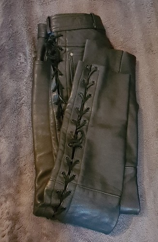 Schnürlederhose biker 36 - , gr.