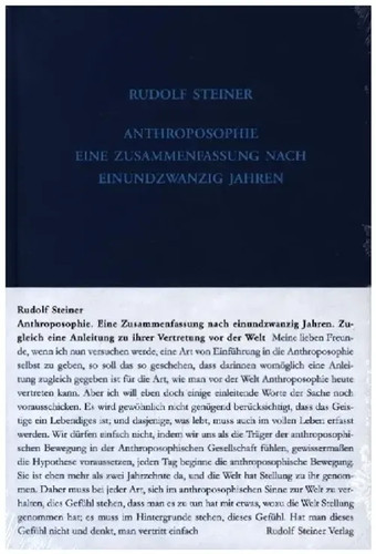Anthroposophie eine - anthroposophie,