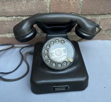 Altes Bakelit Telefon schwarz
